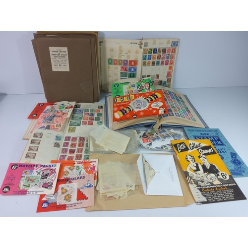 491 - Qty of stamps including new mint stamps