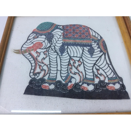 146 - 2 elephant embroideries