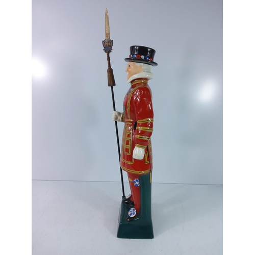 278 - Carlton ware Beefeater decanter, 49cms in height