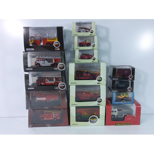 11 - Box of various fire service models