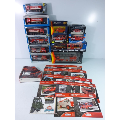 2 - Box of various fire service models