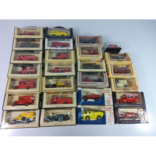 4 - Box of various fire service models