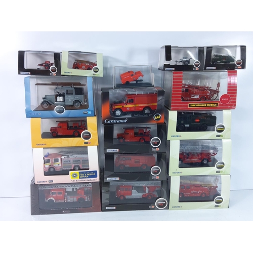 6 - Box of various fire service models