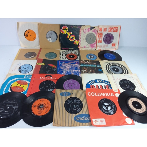 49 - Large box of records and 45's