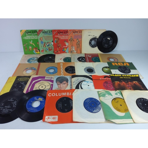 49 - Large box of records and 45's