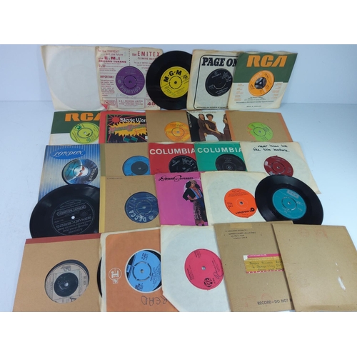 49 - Large box of records and 45's