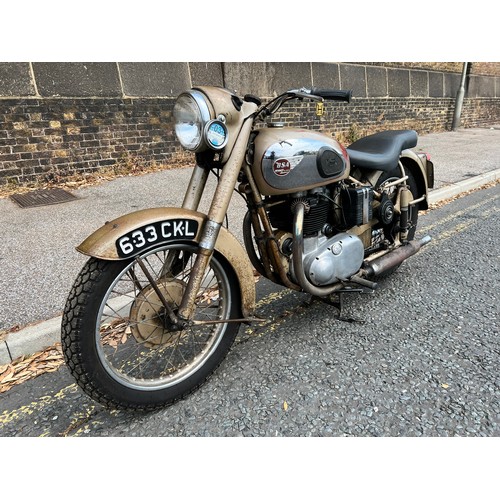 17 - 1958 BSA Gold flash, 650cc all original paint work, MOT & TAX exempt, Transferable reg - 633CKL, 378... 