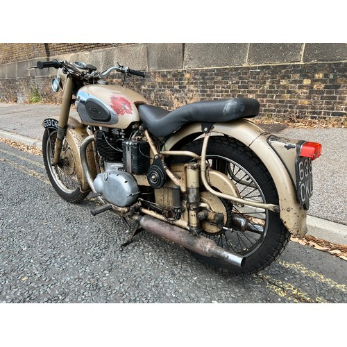 17 - 1958 BSA Gold flash, 650cc all original paint work, MOT & TAX exempt, Transferable reg - 633CKL, 378... 