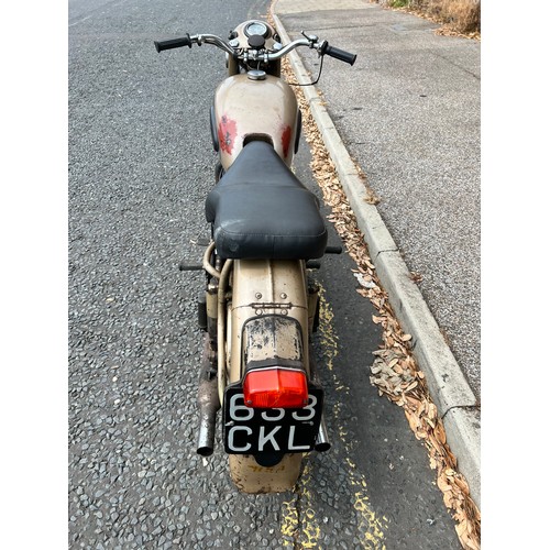 17 - 1958 BSA Gold flash, 650cc all original paint work, MOT & TAX exempt, Transferable reg - 633CKL, 378... 