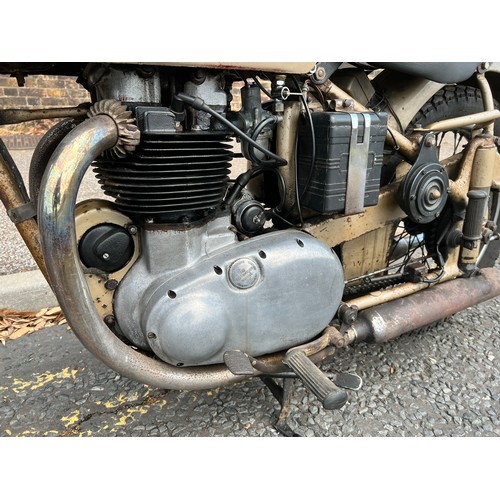 17 - 1958 BSA Gold flash, 650cc all original paint work, MOT & TAX exempt, Transferable reg - 633CKL, 378... 