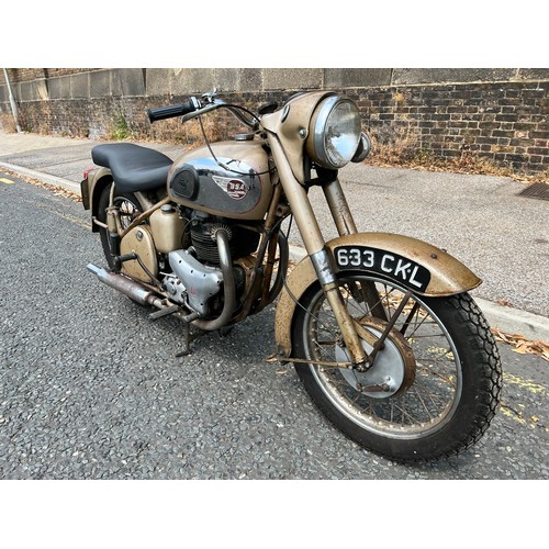 17 - 1958 BSA Gold flash, 650cc all original paint work, MOT & TAX exempt, Transferable reg - 633CKL, 378... 