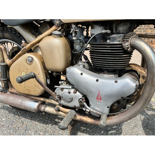 17 - 1958 BSA Gold flash, 650cc all original paint work, MOT & TAX exempt, Transferable reg - 633CKL, 378... 