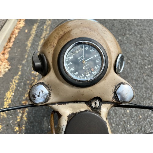 17 - 1958 BSA Gold flash, 650cc all original paint work, MOT & TAX exempt, Transferable reg - 633CKL, 378... 