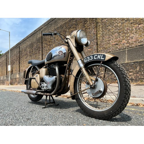 17 - 1958 BSA Gold flash, 650cc all original paint work, MOT & TAX exempt, Transferable reg - 633CKL, 378... 