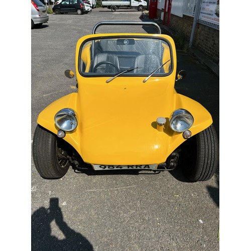 Yellow store beach buggy