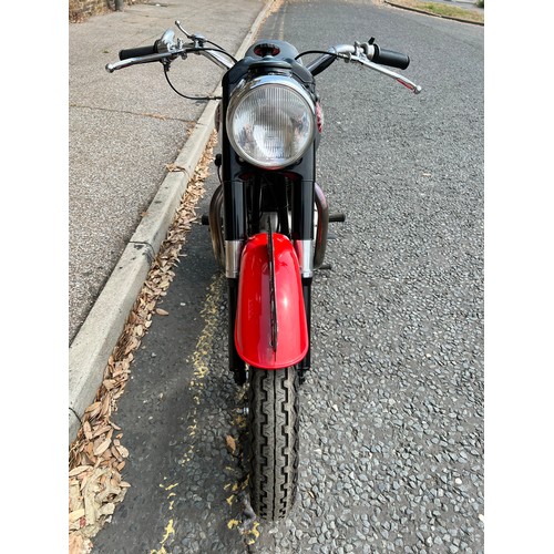 25 - 1963 BSA A65 (first year of A65) in red, 650cc electronic ignition, AAW978A, 59288 miles,  2 keys- M... 