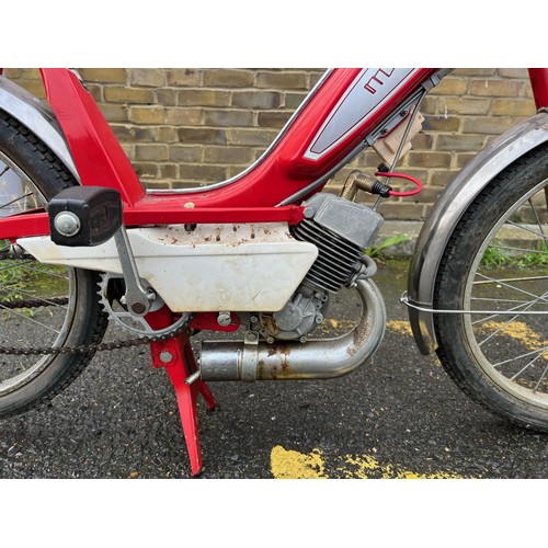 5 - 1975 Monbylette Moby 50cc Pedal Moped, 0KL475P, with original seat cover unremoved and in-tact, tax ... 