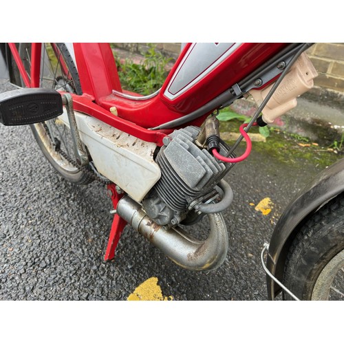 5 - 1975 Monbylette Moby 50cc Pedal Moped, 0KL475P, with original seat cover unremoved and in-tact, tax ... 