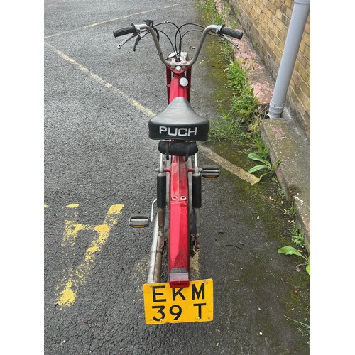 23 - 1978 Puch Maxi S, EKM39T, 1698 Miles, 50cc Pedal Moped, tax and MOT exempt V5 Present