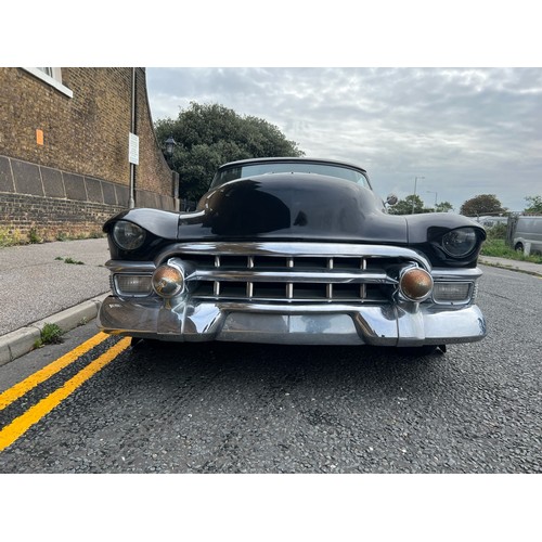 13 - 1953 Cadillac Coupe Deville chop-top, 5.7L Chevy small block V8, MOT and Tax exempt, 700 4-speed, co... 