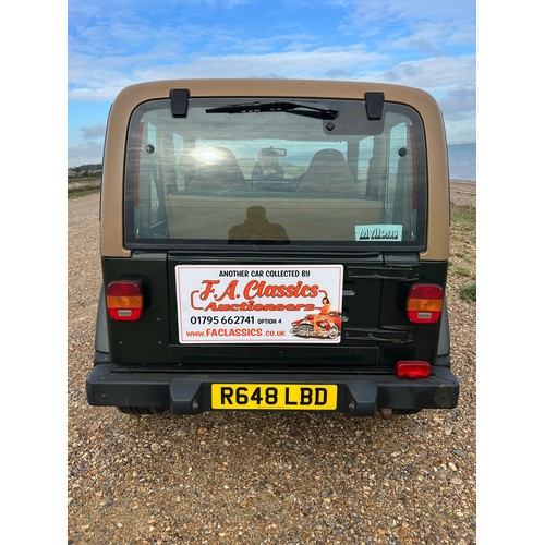 22 - 1998 Jeep Wrangler Sahara, 4.0L V8 Petrol, manual transmission, with removable hardtop and canvas ro... 