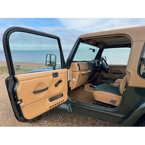 22 - 1998 Jeep Wrangler Sahara, 4.0L V8 Petrol, manual transmission, with removable hardtop and canvas ro... 