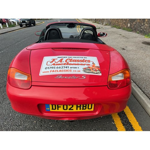 11 - 2002 Porsche Boxter S, 3.2L flat 6, 77,286 Miles, 6-speed Manual, MOT until June 2024, ULEZ Complian... 