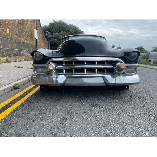 13 - 1953 Cadillac Coupe Deville chop-top, 5.7L Chevy small block V8, MOT and Tax exempt, 700 4-speed, co... 