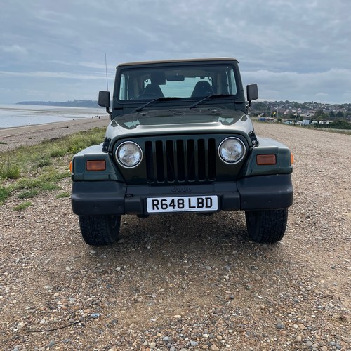 22 - 1998 Jeep Wrangler Sahara, 4.0L V8 Petrol, manual transmission, with removable hardtop and canvas ro... 