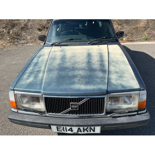 1 - 1988 Volvo 240 GL Auto, Petrol E114AKN MOT until July 2024, 121K miles