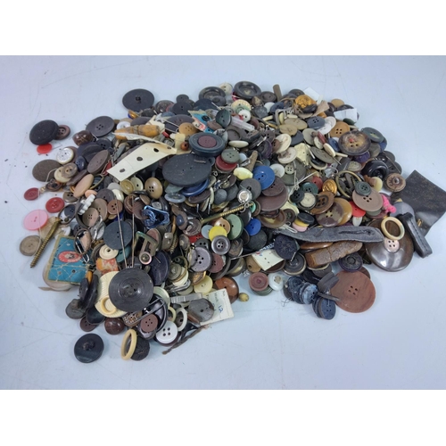 130 - Collection of various dolls, accessories and qty of various buttons