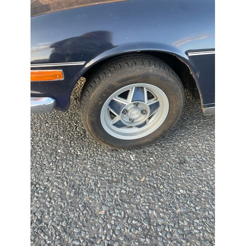 32 - 1971 Blue Triumph Stag, 42,249 miles, 3L V8, needs a little TLC but runs and drives nicely, tax and ... 