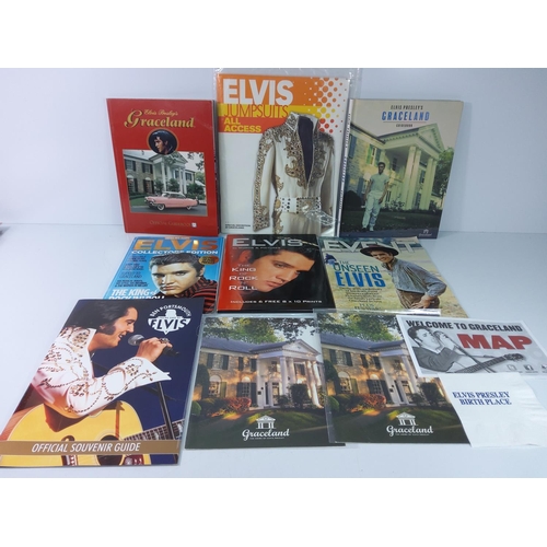 67 - Collection of Elvis books and magazines