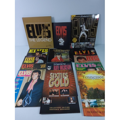 67 - Collection of Elvis books and magazines