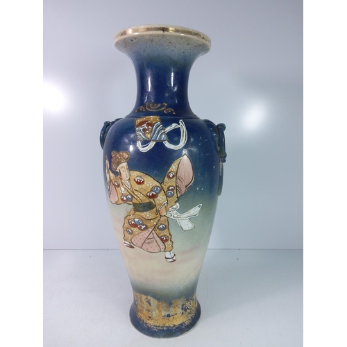 103 - 2 oriental vases and 2 figures