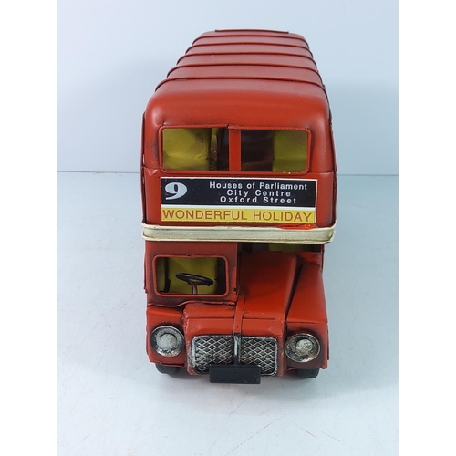 88 - Tin plate model of a bus