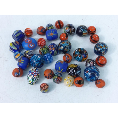 364 - Millefiori glass beads