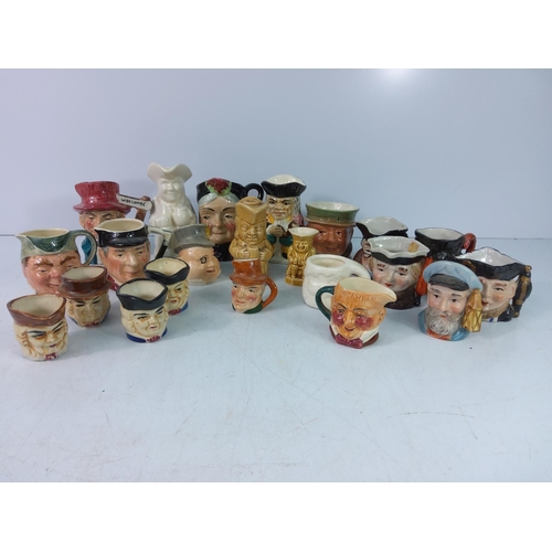 1 - Very large qty of various Toby jugs including named examples