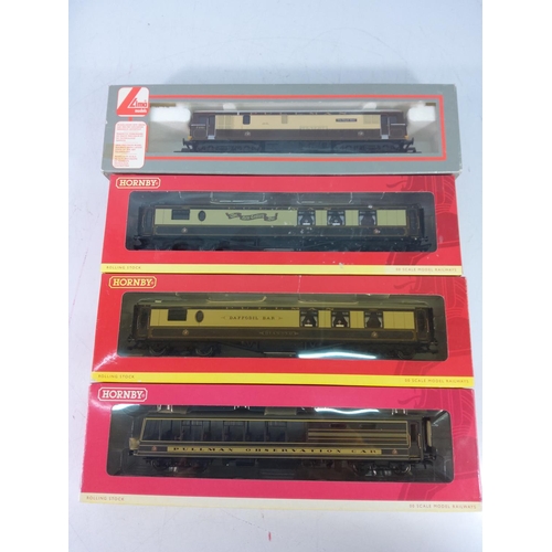 37 - 3 boxed Hornby carriages and a Lima carriage