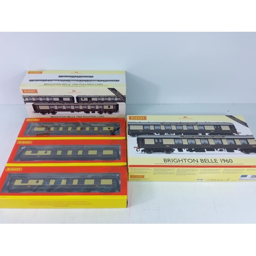 50 - 3 boxed Brighton Belle Pullman cars and a boxed pair of Brighton Belle Pullman cars