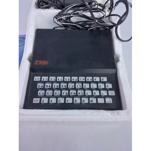 272 - Boxed Sinclair ZX81 with manual and leads