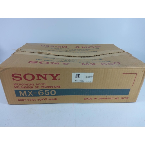 277 - Sony MX650 mixer