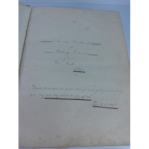 282 - Antique family bible