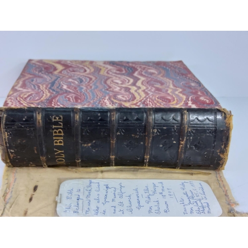 282 - Antique family bible