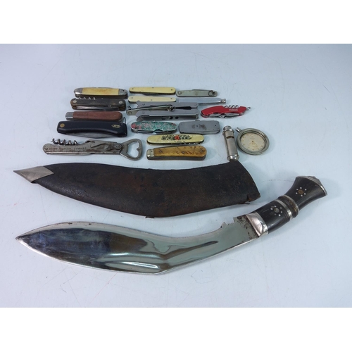 382 - Kukari and various pen knives