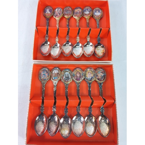 414 - Vanity set, manicure set and 2 set of Royal spoons