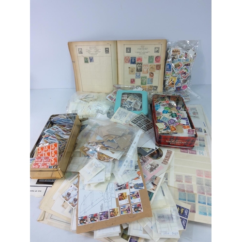 59 - 2 boxes of loose stamps