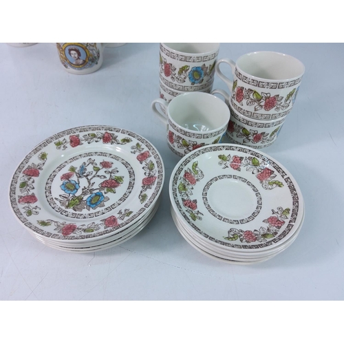 60 - Teaware and commemorative ware including Noritake and Ironstone