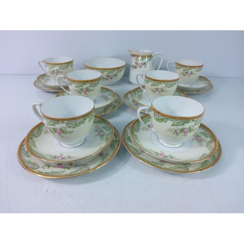 60 - Teaware and commemorative ware including Noritake and Ironstone