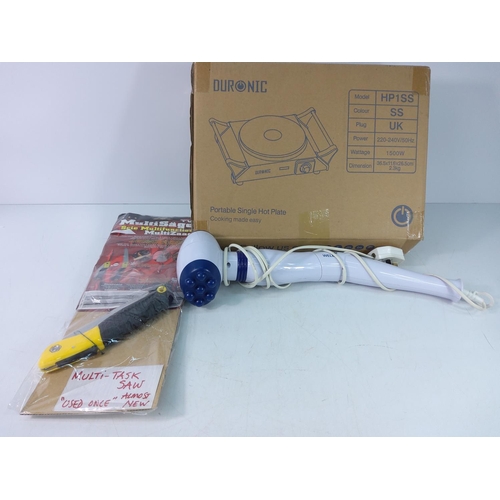 250 - Massager, multi tool and hot plate